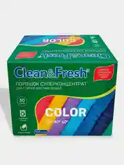 Стиральный порошок Clean&Fresh суперконцентрат для цветных вещей, 900 г