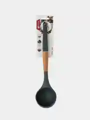 Половник APOLLO "Actual",  нейлон, силикон, акация, 75х64х350 мм