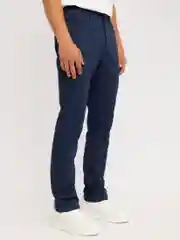 Синий мужские брюки Slim из хлопка