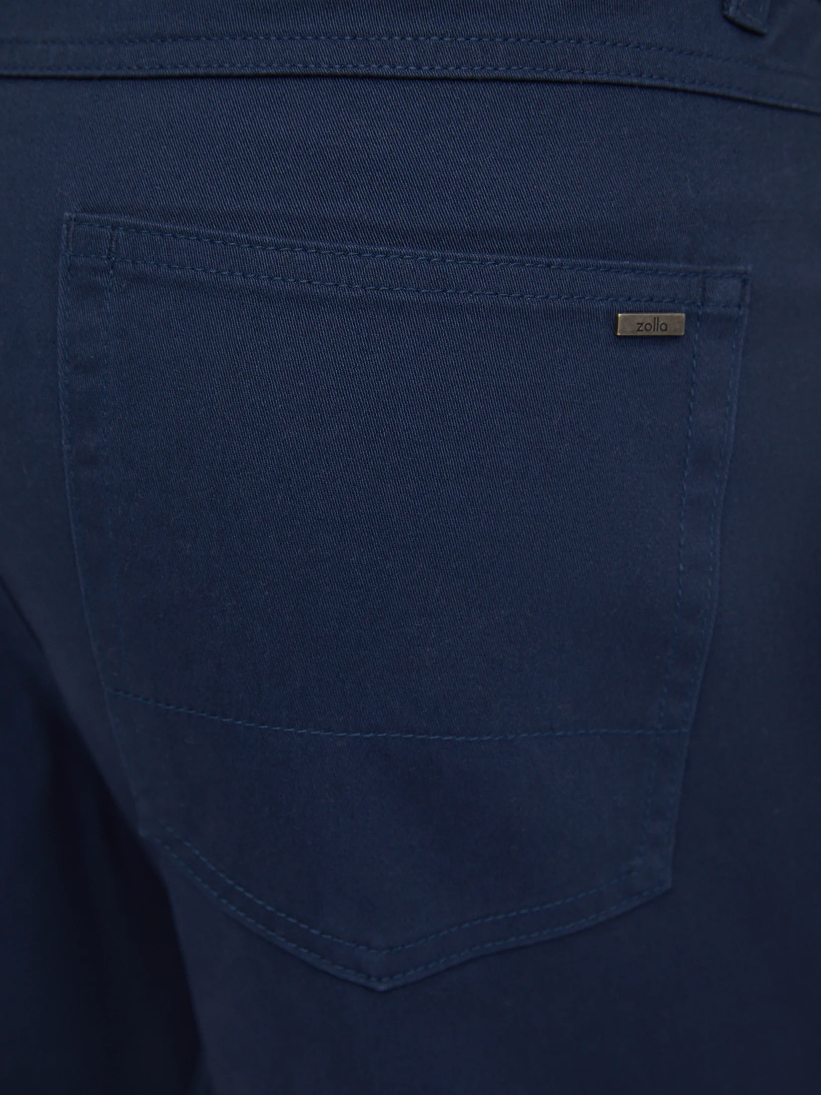Синий мужские брюки Slim из хлопка