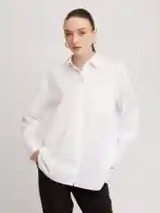 Женская длинная рубашка оверсайз