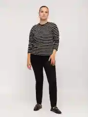 Черный женские джинсы Skinny, с высокой посадкой