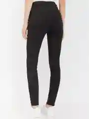 Черный женские джинсы Skinny, с высокой посадкой