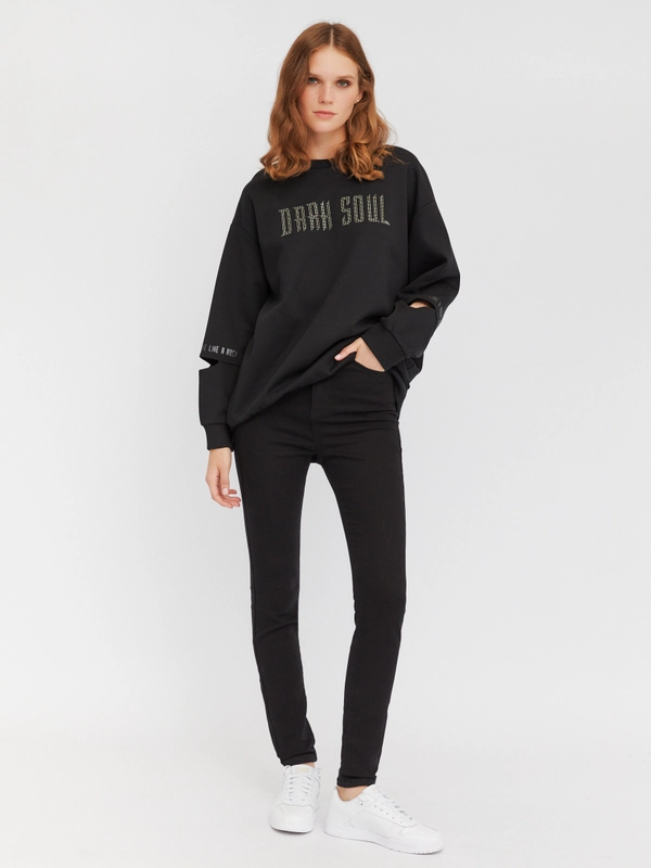 Женские джинсы Skinny, с высокой посадкой