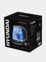 Чайник Hyundai HYK-G1003, 1.7л, 2200Вт, серый