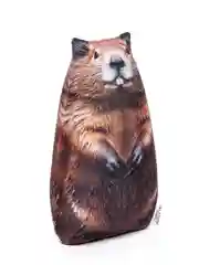 Коричневый подушка-антистресс мем