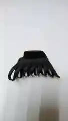 Черный заколка краб каучук