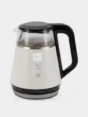 Чайник Hyundai HYK-G3013, 1 л, 2200Вт, белый/черный