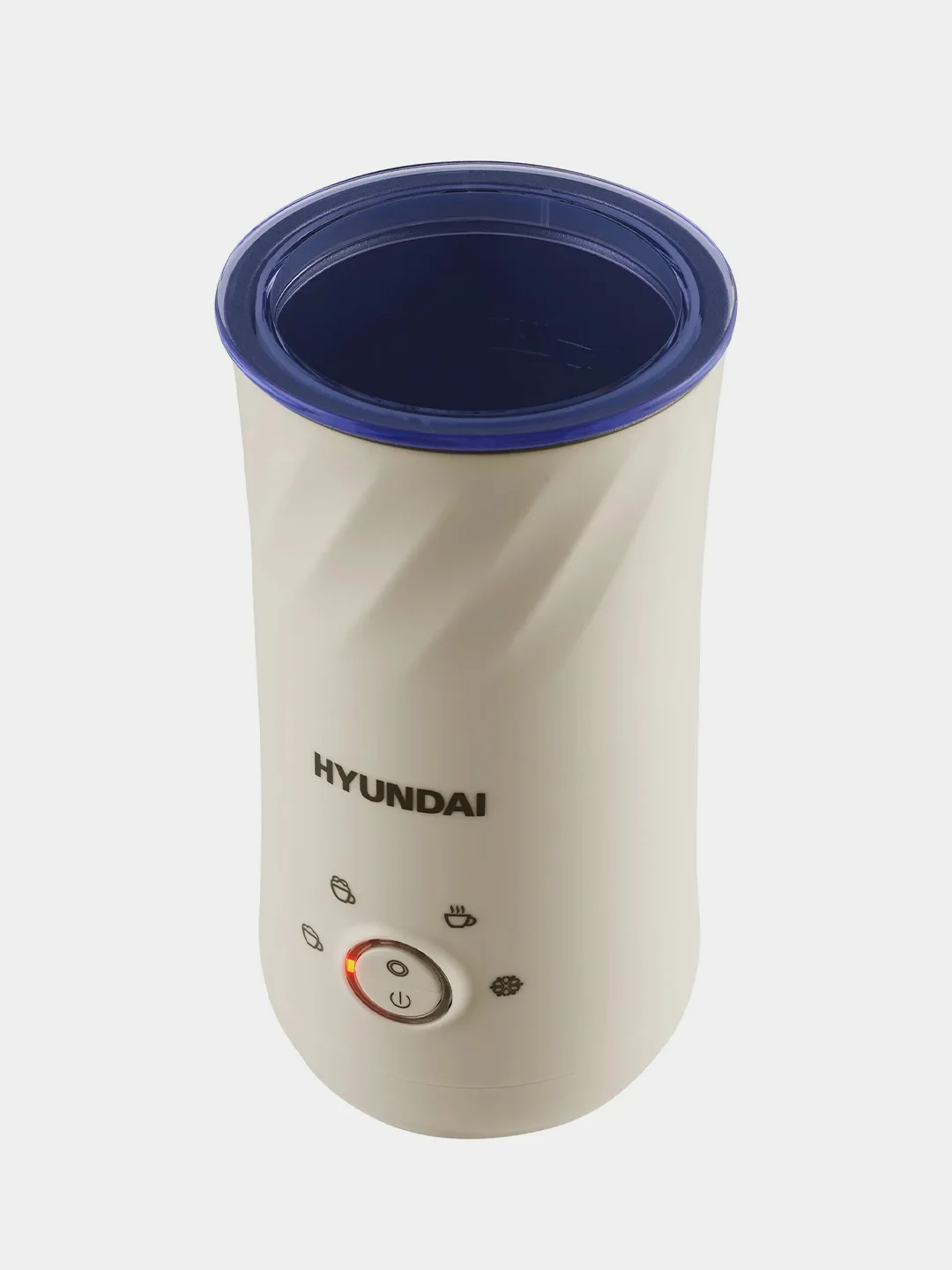 Капучинатор Hyundai HMF-P300, стационарный, 300мл, кремовый