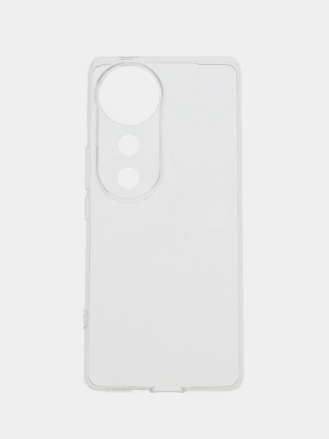 Прозрачный силиконовый чехол на Vivo V40 / Виво В40 прозрачный, с принтом, защита камеры