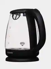 Чайник Hyundai HYK-G1001, 1.7л, 2200Вт, черный