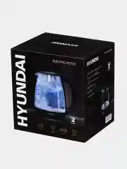 Чайник Hyundai HYK-G1001, 1.7л, 2200Вт, черный