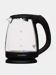 Чайник Hyundai HYK-G1001, 1.7л, 2200Вт, черный