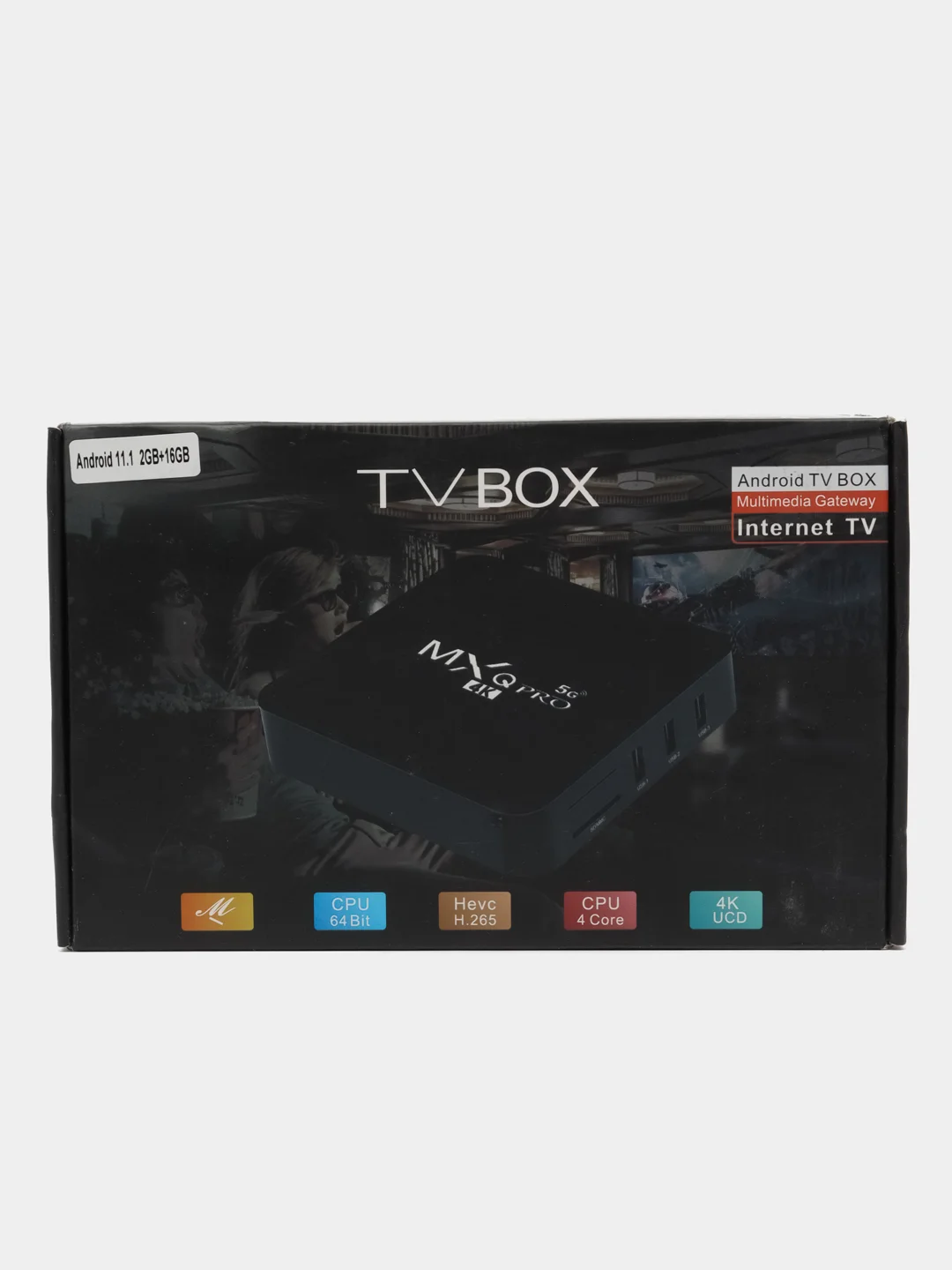 Цифровая Smart-TV приставка MXQ Pro 4K Android TV