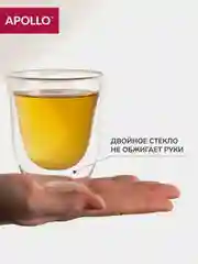 Набор бокалов с двойными стенками APOLLO "Campana", 250 мл, 2 предмета