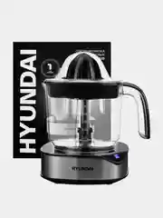 Соковыжималка цитрусовая Hyundai HY-JC4123, 30Вт, 1200мл, черный/нержавеющая сталь