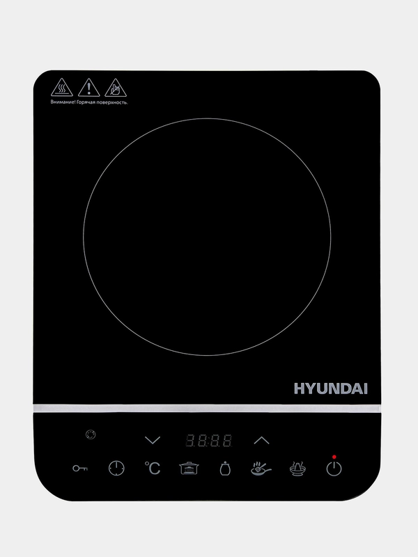 Плита индукционная Hyundai HYC-0104, черный, стеклокерамика