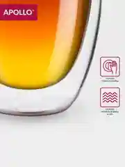 Набор бокалов с двойными стенками APOLLO "Latte", 350 мл, 2 предмета