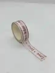 Кораллово-розовый скотч декоративный, для скрапбукинга, 1штук в наборе,бумажный.Ширина 1.5 см длина 5 метров
