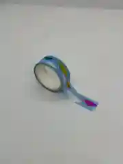 Лазурный скотч декоративный, для скрапбукинга, 1штук в наборе,бумажный.Ширина 1.5 см длина 5 метров