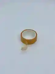 Желтый скотч декоративный, для скрапбукинга, 1штук в наборе,бумажный.Ширина 1.5 см длина 5 метров
