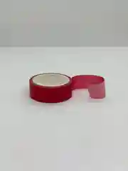 Алый скотч декоративный, для скрапбукинга, 1штук в наборе,бумажный.Ширина 1.5 см длина 5 метров