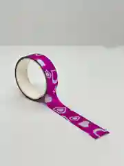 Пастельно-коралловый скотч декоративный, для скрапбукинга, 1штук в наборе,бумажный.Ширина 1.5 см длина 5 метров