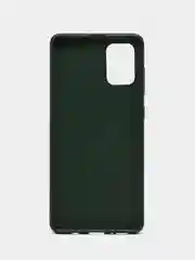 Зеленый чехол для Samsung A71 силиконовый ROCK