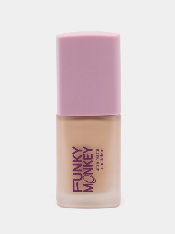 Тональный крем для лица матирующий стойкий Funky Monkey Ultra matte foundation Тон 02