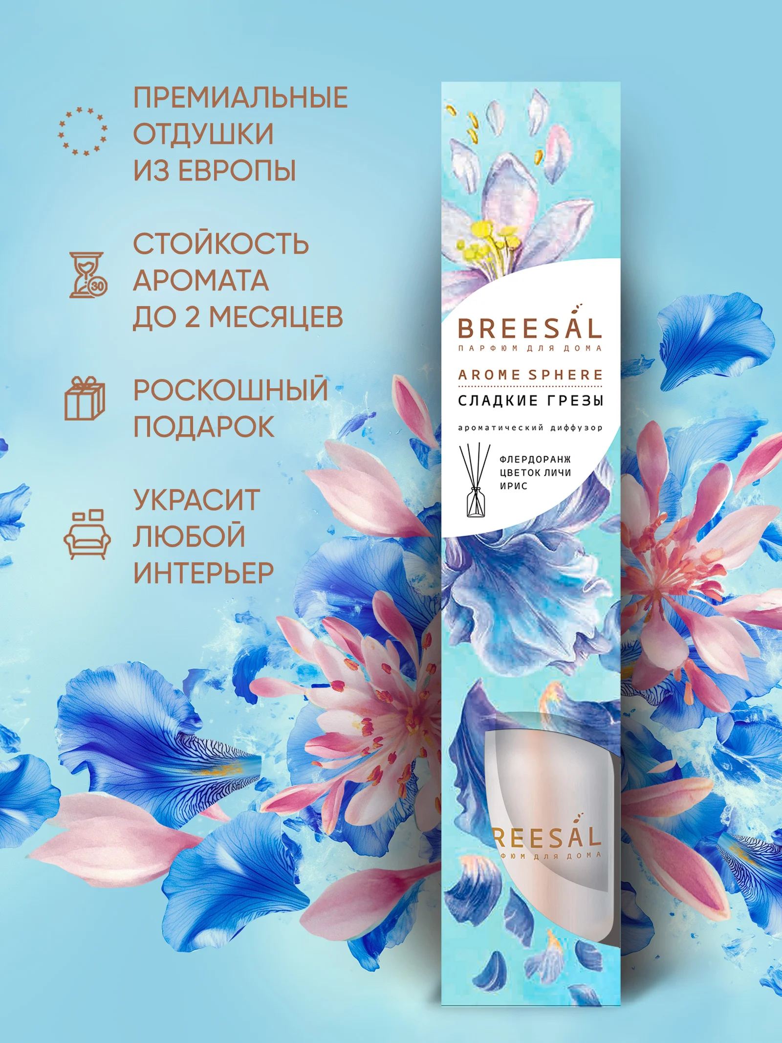 Ароматизатор для дома, диффузор ароматический