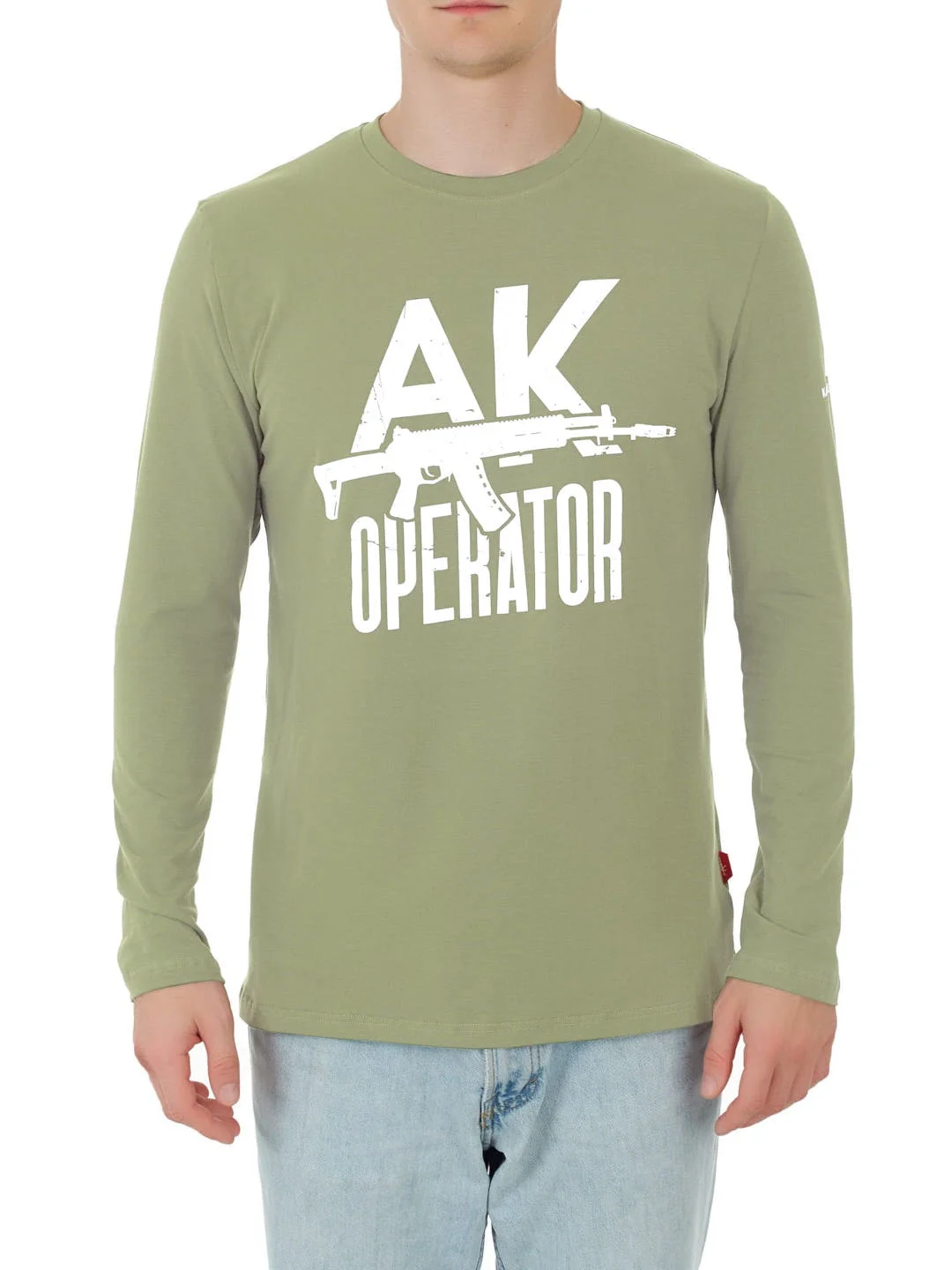 Хаки лонгслив с принтом АК Operator Gen2 Коллекция 2023