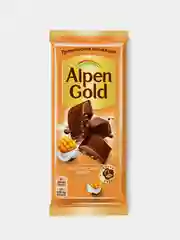 Шоколад Alpen Gold молочный, тропический кокос, 80 г