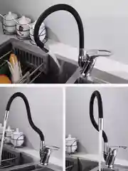 Смеситель для кухни с гибким изливом