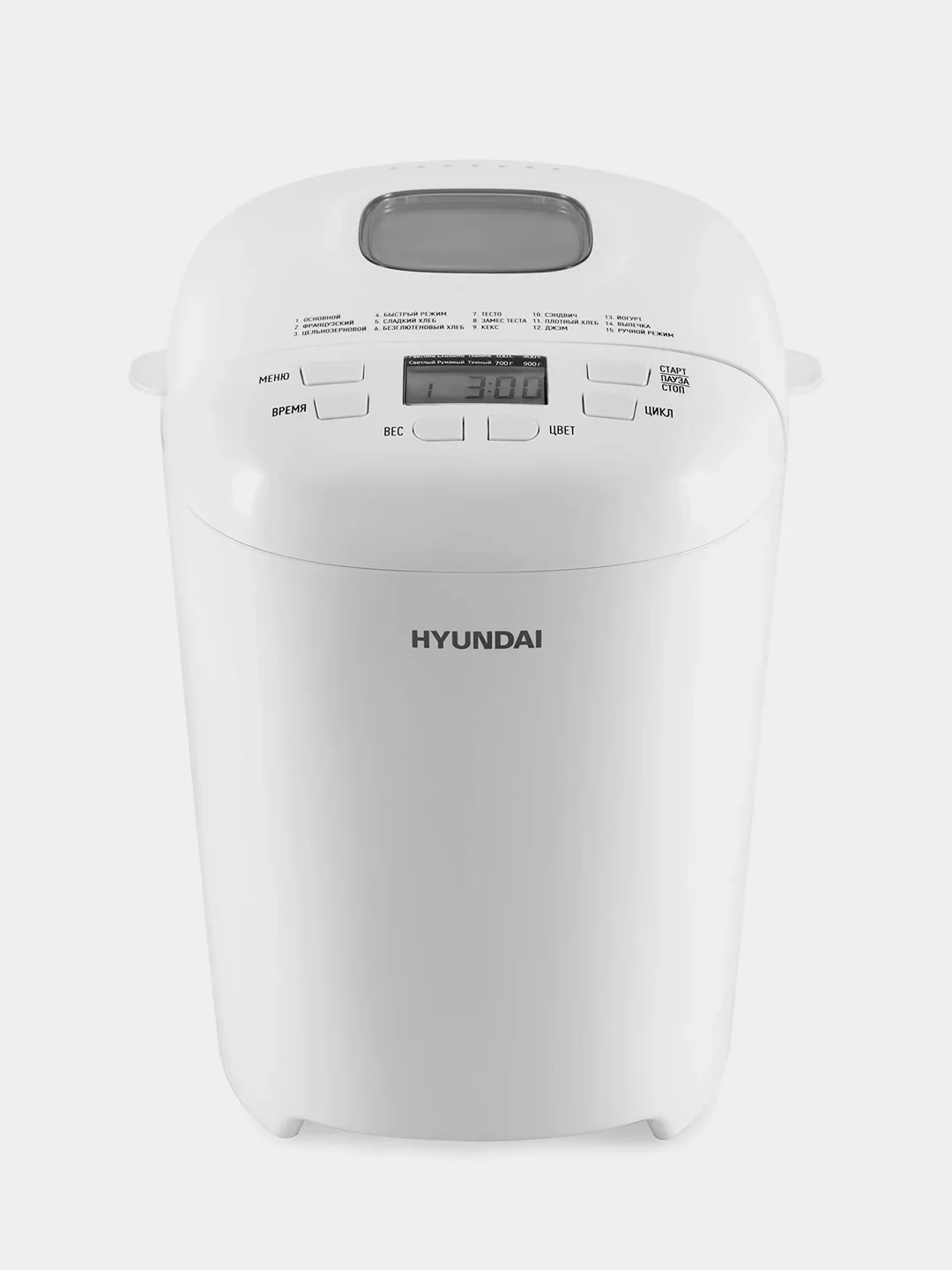 Хлебопечь Hyundai HYBM-M0714, 550Вт, белый