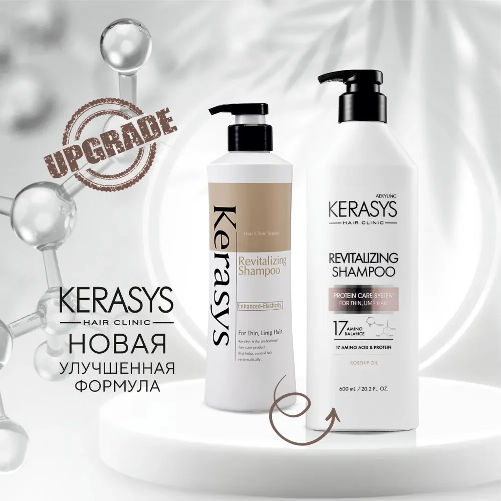 Шампунь для волос Kerasys Оздоравливающий, 600 мл
