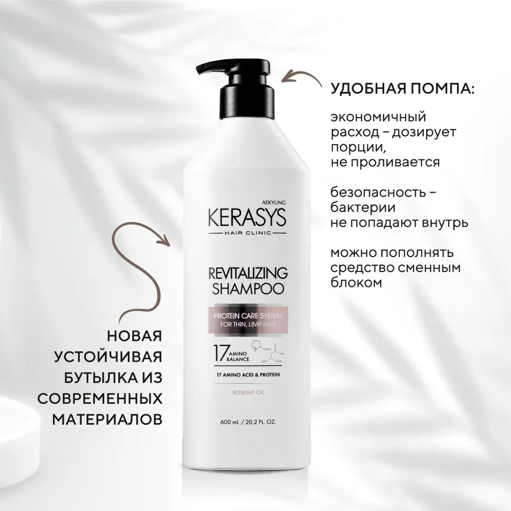 Шампунь для волос Kerasys Оздоравливающий, 600 мл
