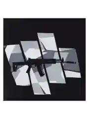 Черный футболка с принтом "АК-12 Gen2" Коллекция 2023