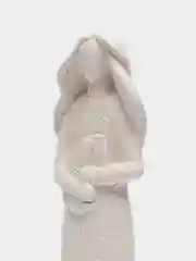 Статуэтка девушка с месяцем из гипсобетона