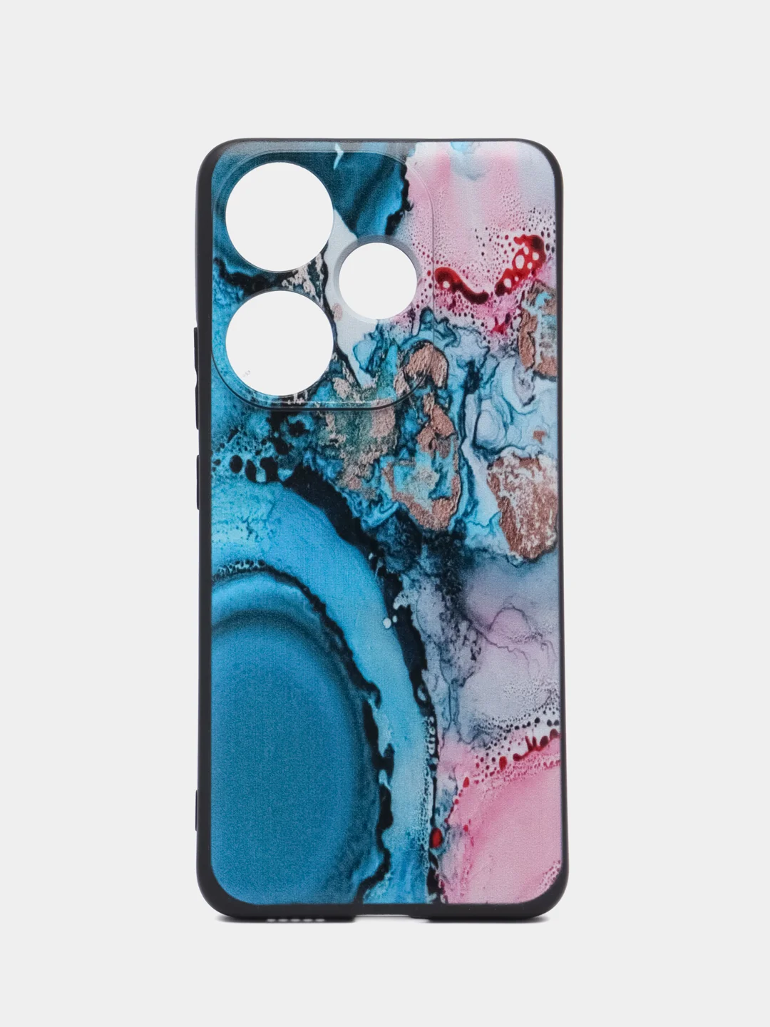 Фуксия чехол для Xiaomi POCO F6, с принтом, с рисунком (Сяоми Поко Ф6)