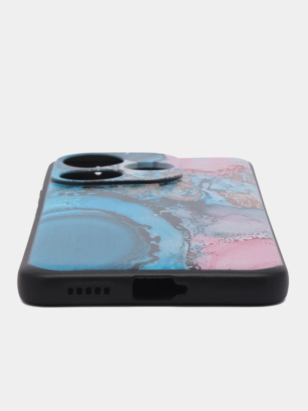 Фуксия чехол для Xiaomi POCO F6, с принтом, с рисунком (Сяоми Поко Ф6)