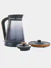 Тёмно-серый чайник электрический TESLER KT-1750