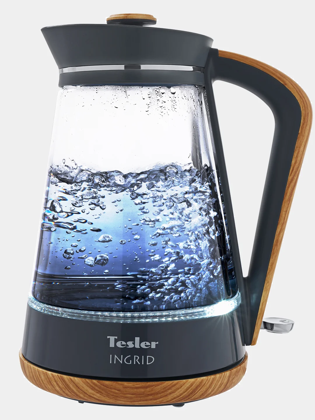 Тёмно-серый чайник электрический TESLER KT-1750