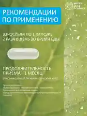 БАД Green Leaf Formula "Метабиотик с L-карнитином", для кишечника, для жкт, 60 капсул