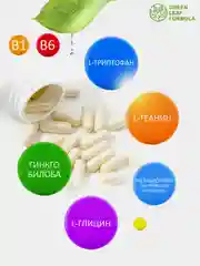 Витамины для взрослых Green Leaf Formula Neuro-Pront, для мозга и ЦНС, 30 капсул