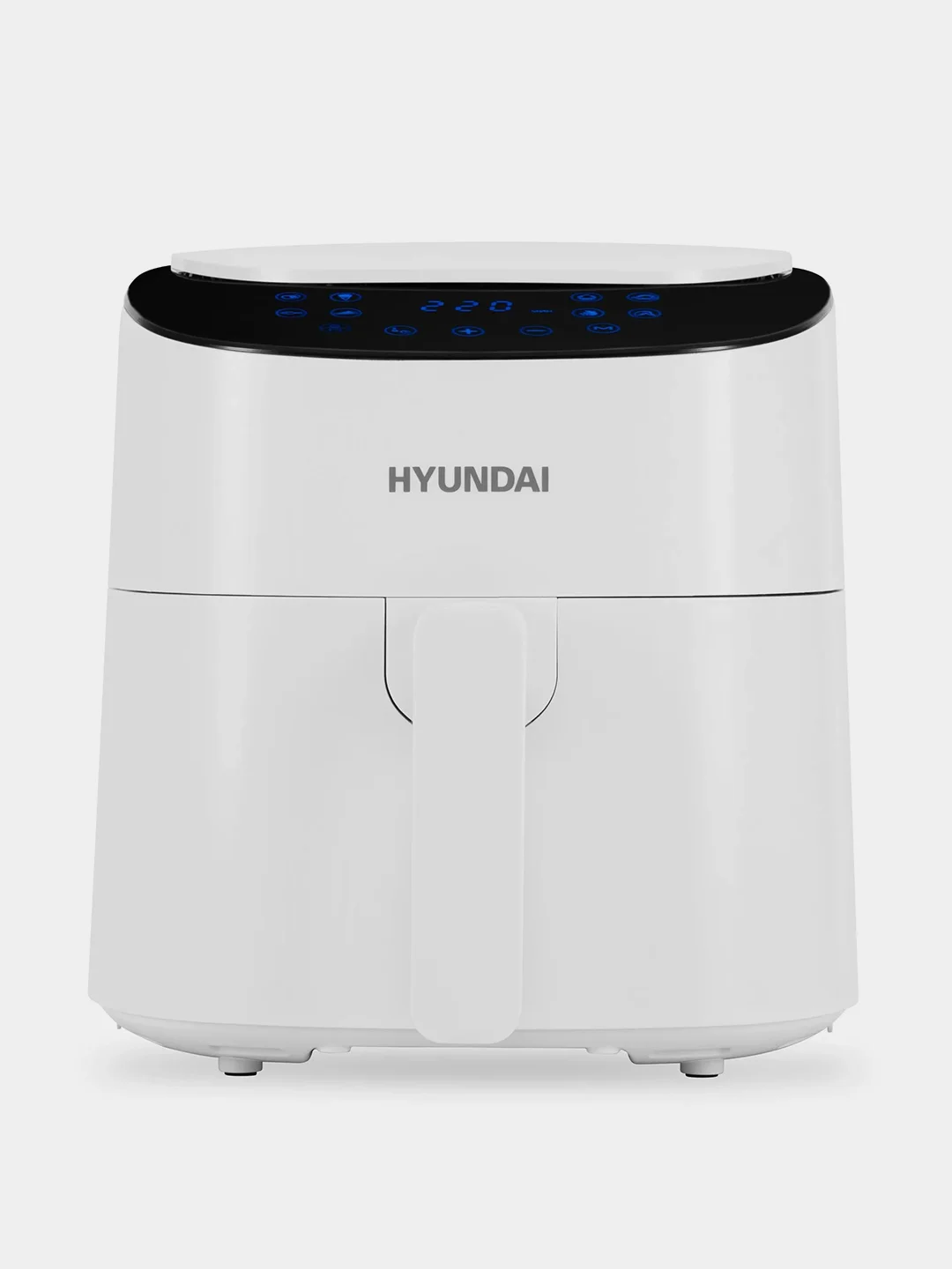 Аэрогриль Hyundai HYF-4055, 1500Вт, белый/черный