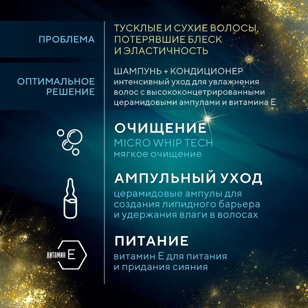 Ампульный Кондиционер-бальзам Kerasys Advanced, с церамидными ампулами, 400 мл