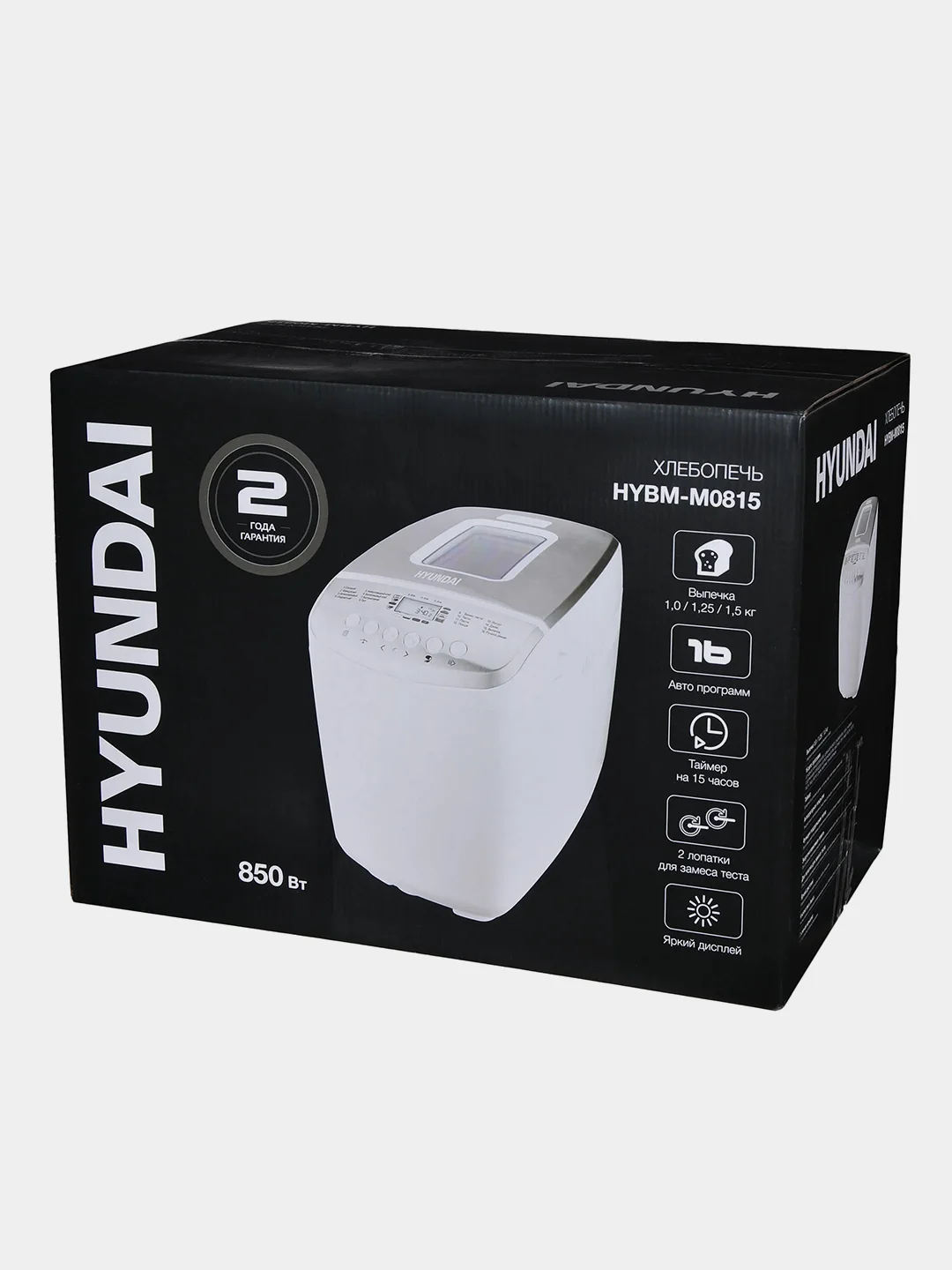 Хлебопечь Hyundai HYBM-M0815, 850 Вт