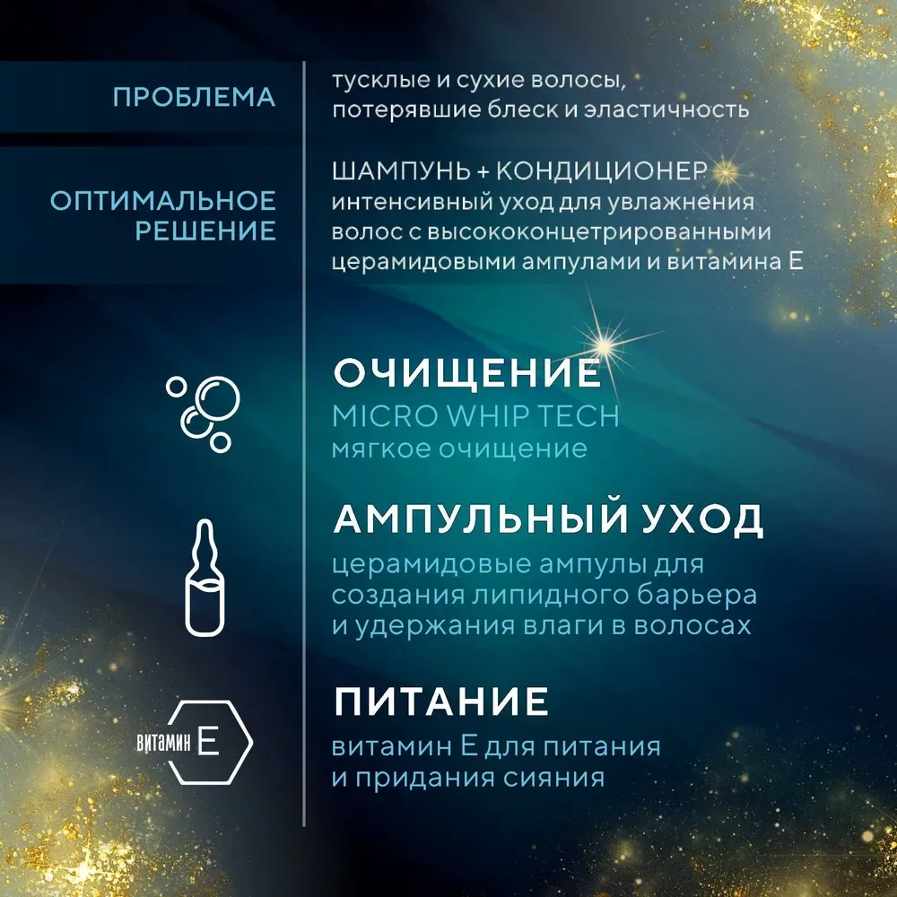 Ампульный Шампунь Kerasys Advanced, с церамидными ампулами, увлажняющий, 400 мл