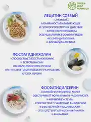 Лецитин соевый Green Leaf Formula, для мозга, печени, сердца и сосудов, 30 капсул