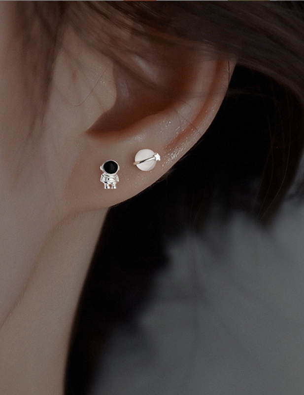 Серьги женские, сережки "космос"